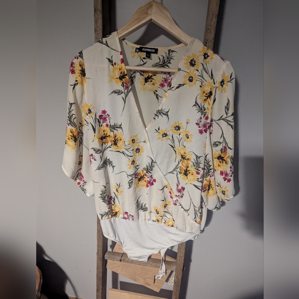 Express Floral Bodysuit